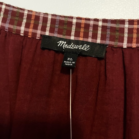 NWT • Madewell • Seersucker Wrap Mini Dress • XL - Picture 4 of 5